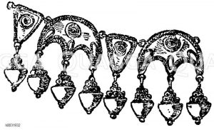 Orientalisches Halsband aus vergoldetem Silberfiligran. (L'art pour tous) [Digital]