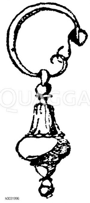 Römische Ohrgehänge. Nationalbibliothek in Paris. (L'art pour tous) [Digital]