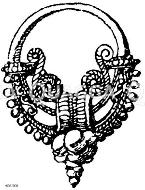 Römische Ohrgehänge. Nationalbibliothek in Paris. (L'art pour tous) [Digital]