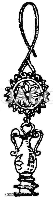 Römische Ohrgehänge. Nationalbibliothek in Paris. (L'art pour tous) [Digital]