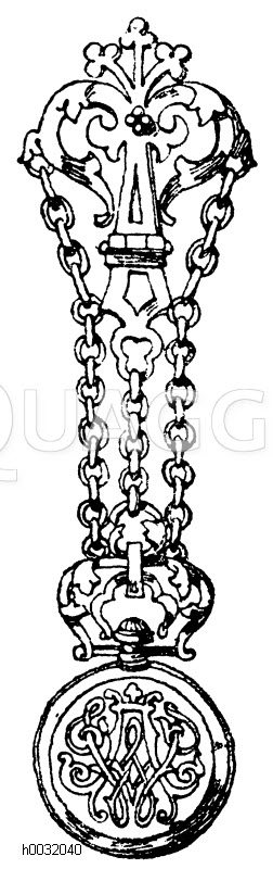 Französische Chatelaine. (Gewerbehalle). 19. Jahrhundert. [Digital]