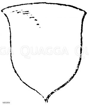 Schildform: Einfache Renaissanceschildform. [Digital]