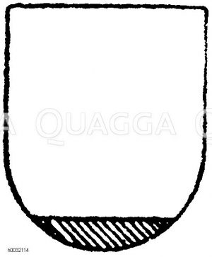 Heroldsbild: In Silber ein grüner Grund. [Digital]