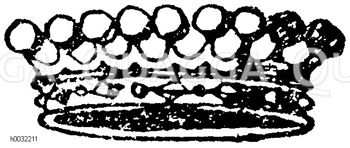 Rangzeichen und Würdezeichen: Grafenkrone, goldener 