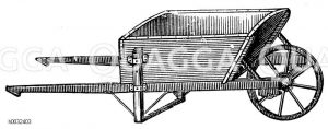 Schubkarre Zeichnung/Illustration