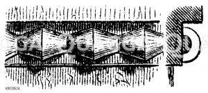 Doppelkegel. Normannische Verzierung [Digital]