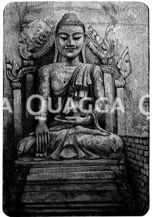 Kolossalbild des Buddha [Digital]