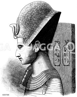 Kopf der in Turin befindlichen Portraitstatue Ramses' II. [Digital]