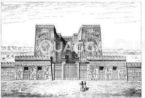 Pavillon von Medinet habu (Denkmal Ramses' III.) Restauration von Th. Thipiez [Digital]