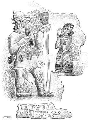 Hethitisches Relief von Ibriz. nach Perrot-Chipiez [Digital]