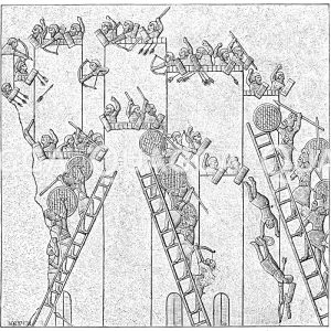Erstürmung einer armenischen Stadt (Marmorrelief) [Digital]