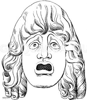 Tragische Maske [Digital]