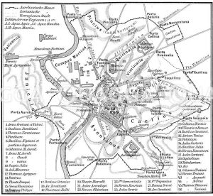 Plan von Rom zur Kaiserzeit [Digital]