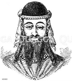 Porträt des Kalifen Al Mutawakkil im 36. Lebensjahr (855. n. Chr.) [Digital]