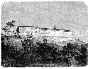 Benediktinerkloster auf dem Monte Cassino bei Neapel [Digital]