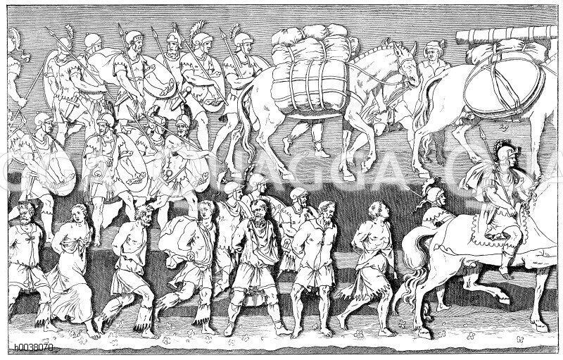 Gefangene Goten im Triumphzuge des Theodosius [Digital]