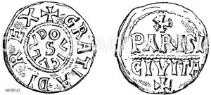 Münze König Ludwigs IV. von Frankreich [Digital]