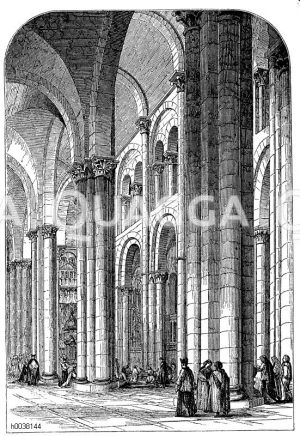 Inneres der Kathedrale von San Tago di Compostela [Digital]