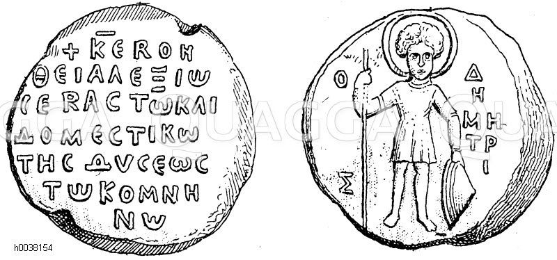 Bleibullen Alexios' I. "Nach Revue arch.", Siegel [Digital]