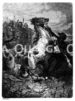 Tod der Brunhilde. Nach A. de Neuville [Digital]