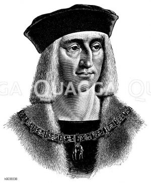 Kaiser Maximilian I. Nach dem Stich von J. Snyderhoef (Gemäde von L. van Leyden) [Digital]