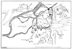 Belagerung von Metz durch Kaiser Karl V. 1552. Nach Tähns [Digital]