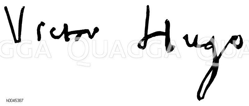Autograph: Victor Hugo [Digital]