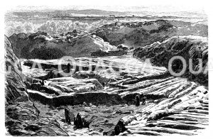 Pfahlbau von Steinenhausen in Oberschwaben nach einer photographischen Aufnahme aus dem Jahre 1877 [Digital]