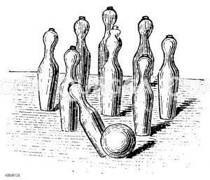Kegelspiel, Bowling [Digital]
