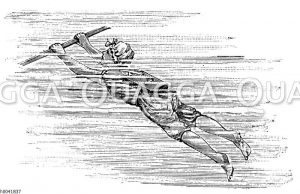 Schwimmbrett aus Kork Zeichnung/Illustration