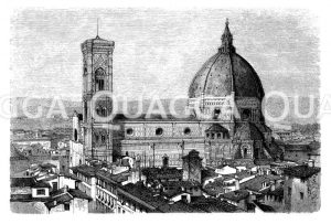 Dom zu Florenz Zeichnung/Illustration