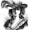 Elisabeth Lebrun. Nach einem Selbstporträt Zeichnung/Illustration