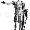 Germanicus. Antike Marmorstatue im lateranischen Museum zu Rom Zeichnung/Illustration