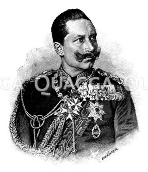 Kaiser Wilhelm II. Zeichnung/Illustration