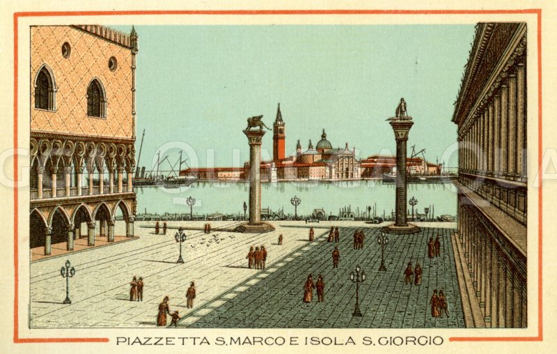 Venedig, Piazzetta S. Marco e isola S. Giorgo, Dogenpalast