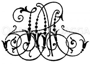 Monogramm HM Zeichnung/Illustration