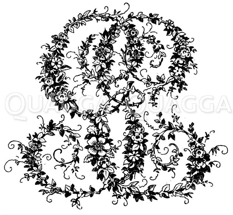 Monogramm GE Zeichnung/Illustration