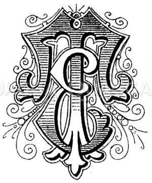 Monogramm ET Zeichnung/Illustration