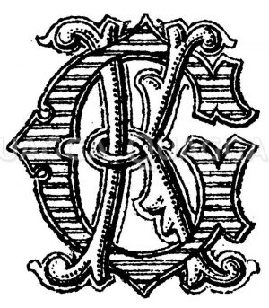 Monogramm KG Zeichnung/Illustration