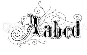 Alphabet: Jugendstil