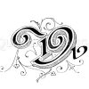 Buchstabe V Zeichnung/Illustration