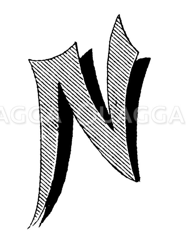 Buchstabe N