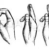 Fingersprache Zeichnung/Illustration