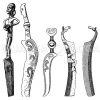 Messer der Bronzezeit Zeichnung/Illustration