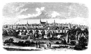 Bautzen von der Südseite Zeichnung/Illustration