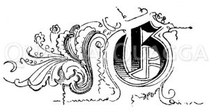 Buchstabe G Zeichnung/Illustration