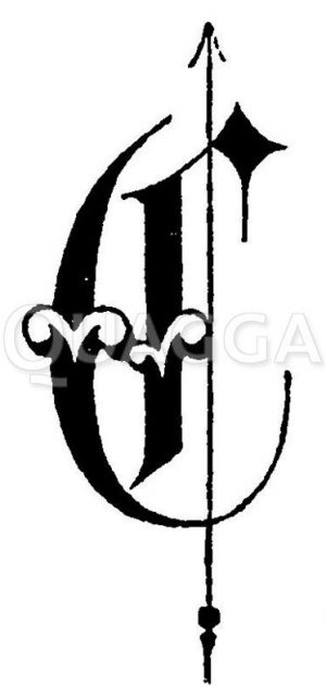 Buchstabe C Zeichnung/Illustration