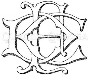 Monogramme nach Raguenet