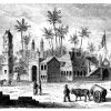 Moschee und Hindutempel in Singapur Zeichnung/Illustration