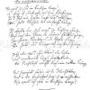 Autograph: Gedicht von Joseph Freiherr von Eichendorff Zeichnung/Illustration